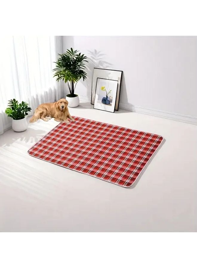 Blue Reusable Washable Bed Pad Non Slip Highly Absorbent Leak Proof Protection - Image 4
